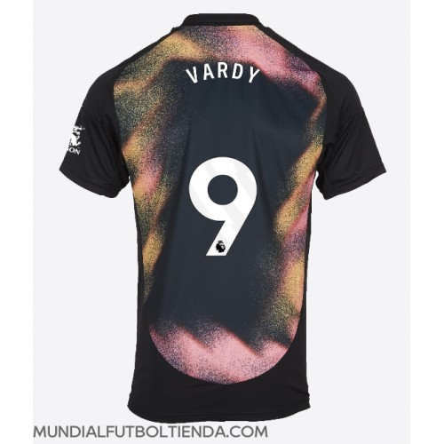 Camiseta Leicester City Jamie Vardy #9 Segunda Equipación Replica 2024-25 mangas cortas